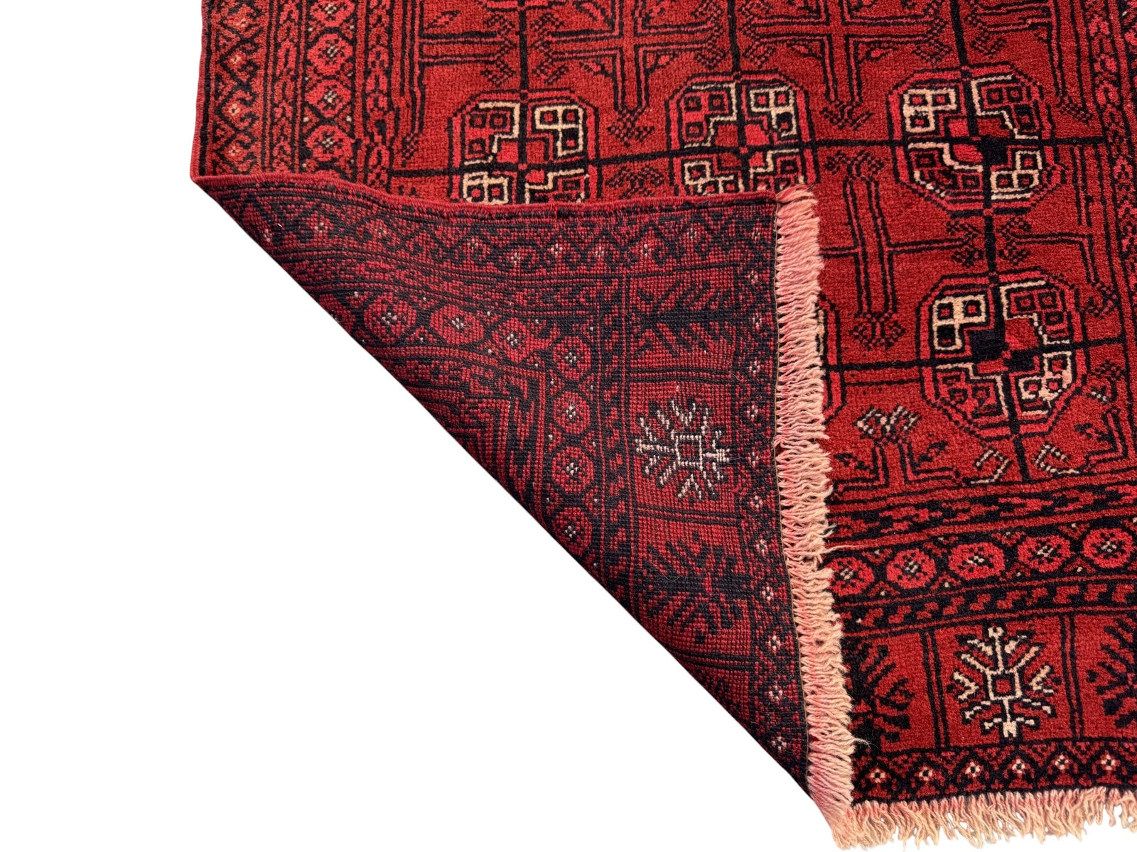 Handmade Afghan Traditional Vintage Hallway Rug  280 CM x 79 CM SK#1407