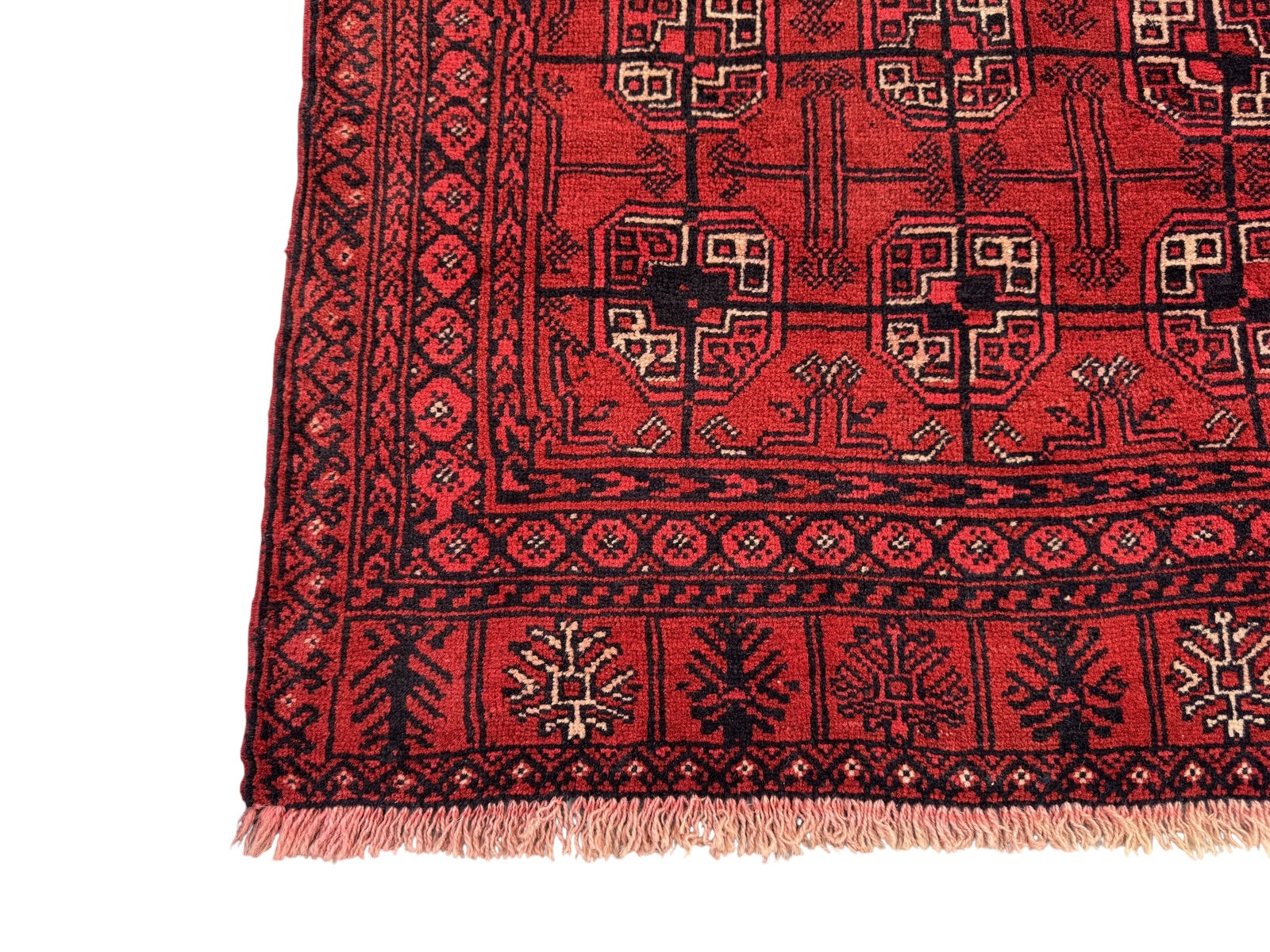 Handmade Afghan Traditional Vintage Hallway Rug  280 CM x 79 CM SK#1407