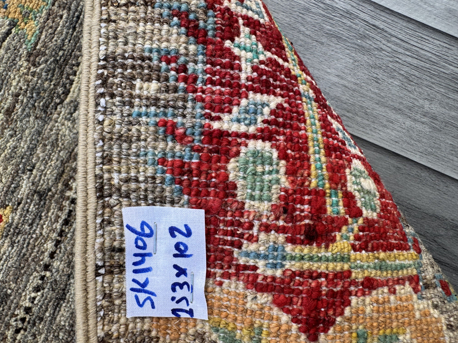 Handmade Chobi Pictorial Wool Rug 153 CM x 102 CM  SS#1406