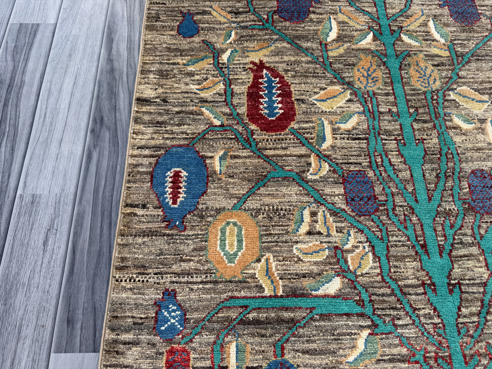 Handmade Chobi Pictorial Wool Rug 153 CM x 102 CM  SS#1406