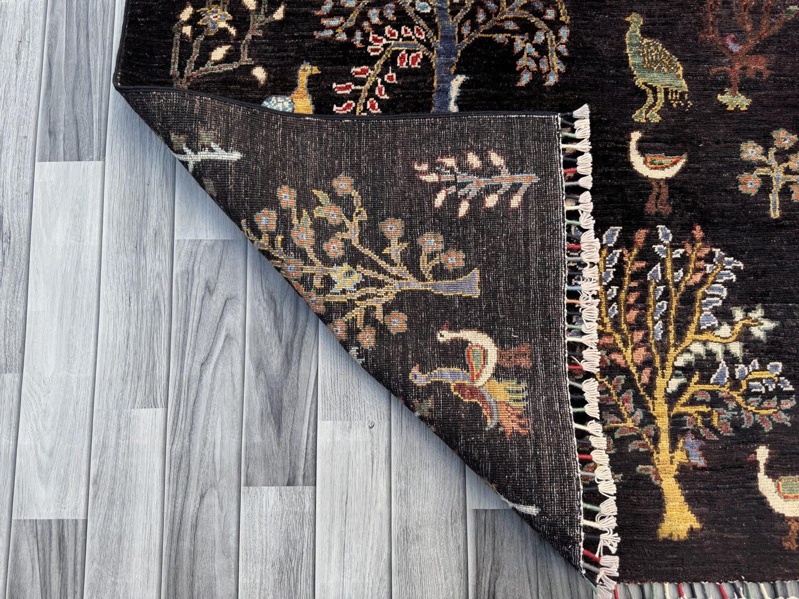 Handmade Chobi Pictorial Wool Rug 149 CM x 102 CM  SS#1405