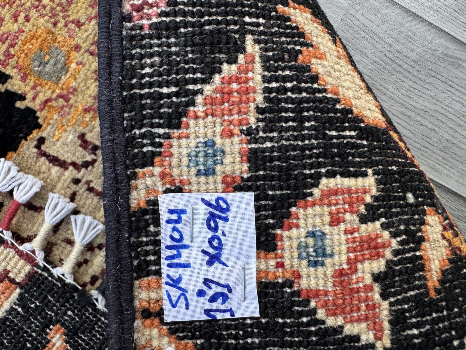Handmade Chobi Pictorial Wool Rug 151 CM x 96 CM  SS#1404