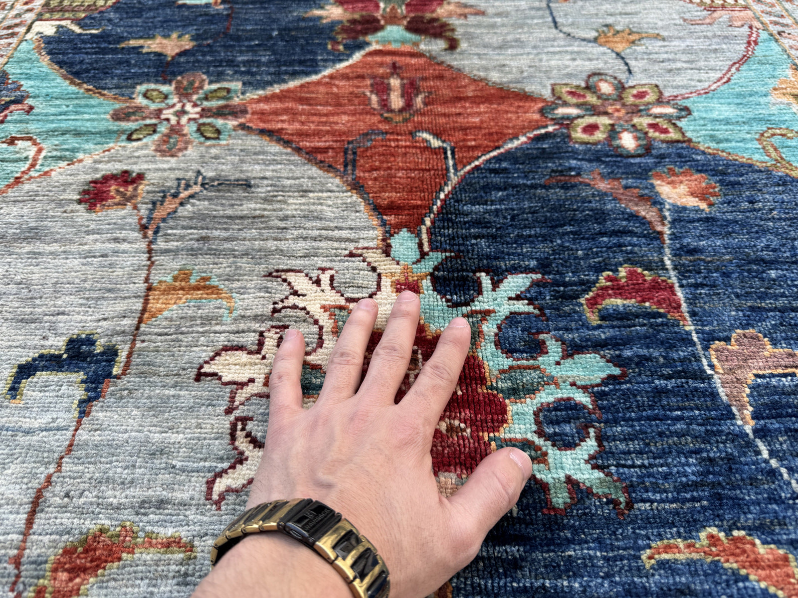 Handmade Chobi  Wool Rug 157 CM x 104 CM  SK#1403