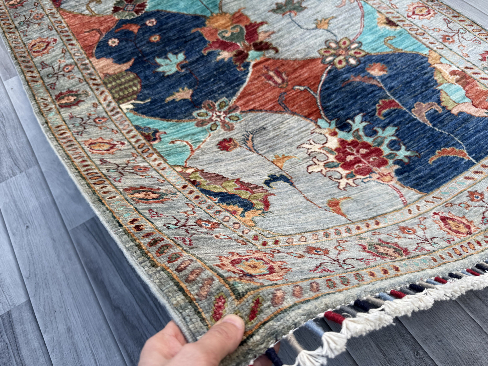 Handmade Chobi  Wool Rug 157 CM x 104 CM  SK#1403