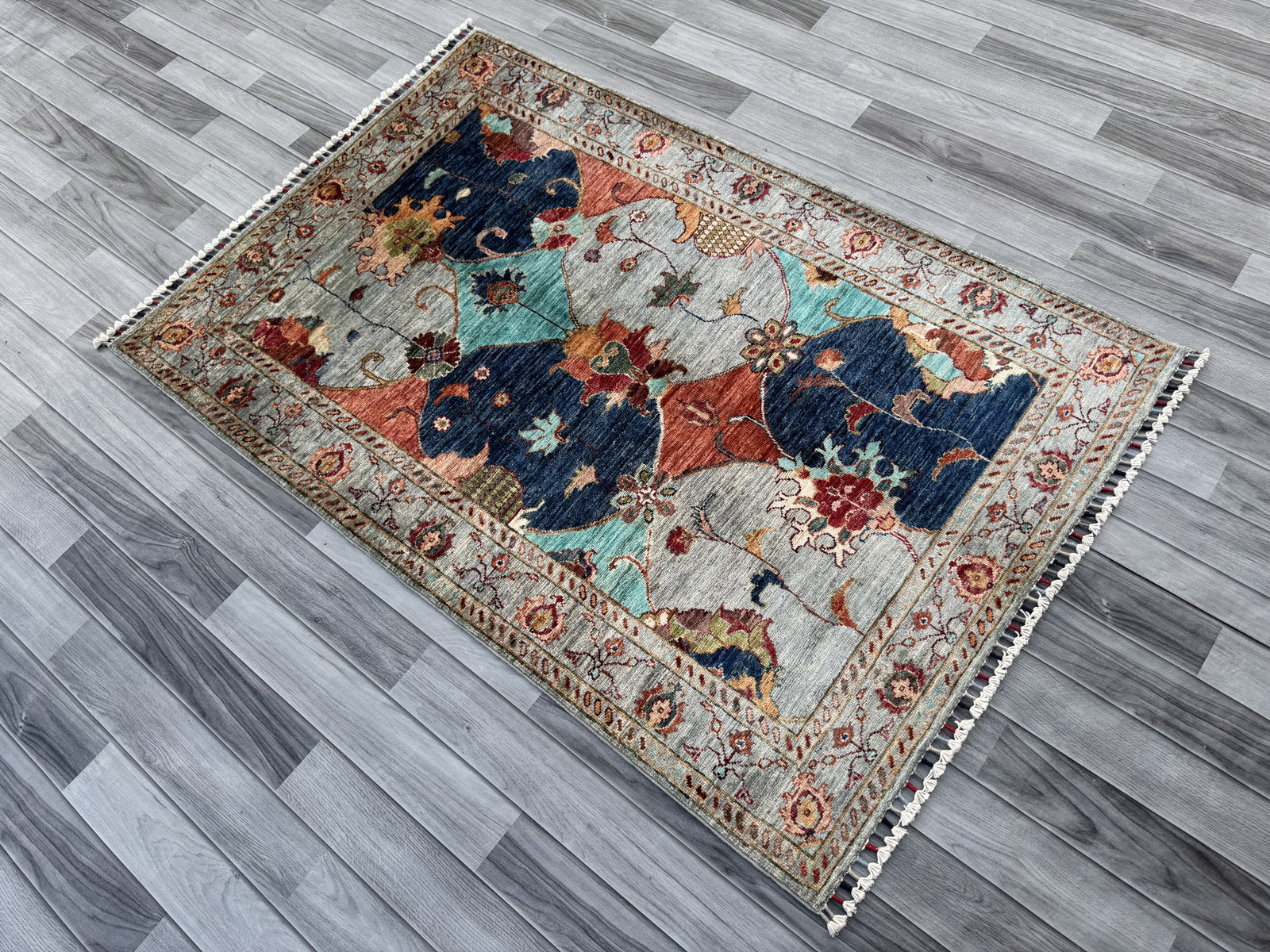Handmade Chobi  Wool Rug 157 CM x 104 CM  SK#1403