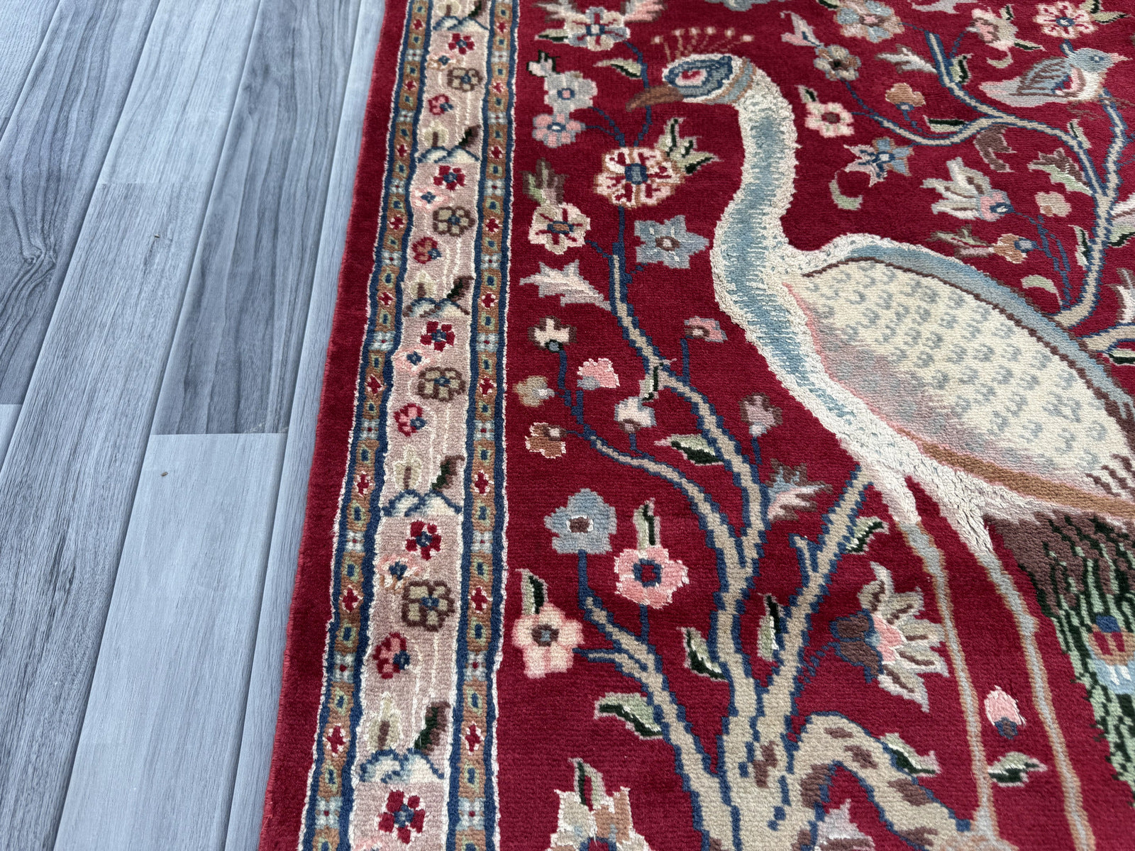 Handmade Traditional Afghan Pictorial  Rug  153 CM x 92 CM SK#1401