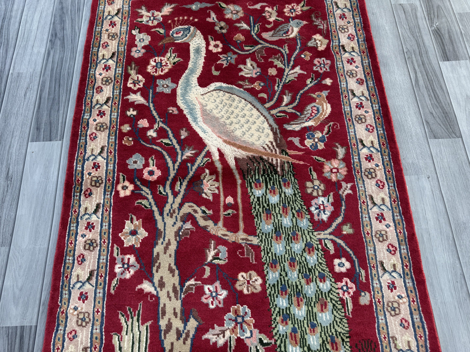 Handmade Traditional Afghan Pictorial  Rug  153 CM x 92 CM SK#1401