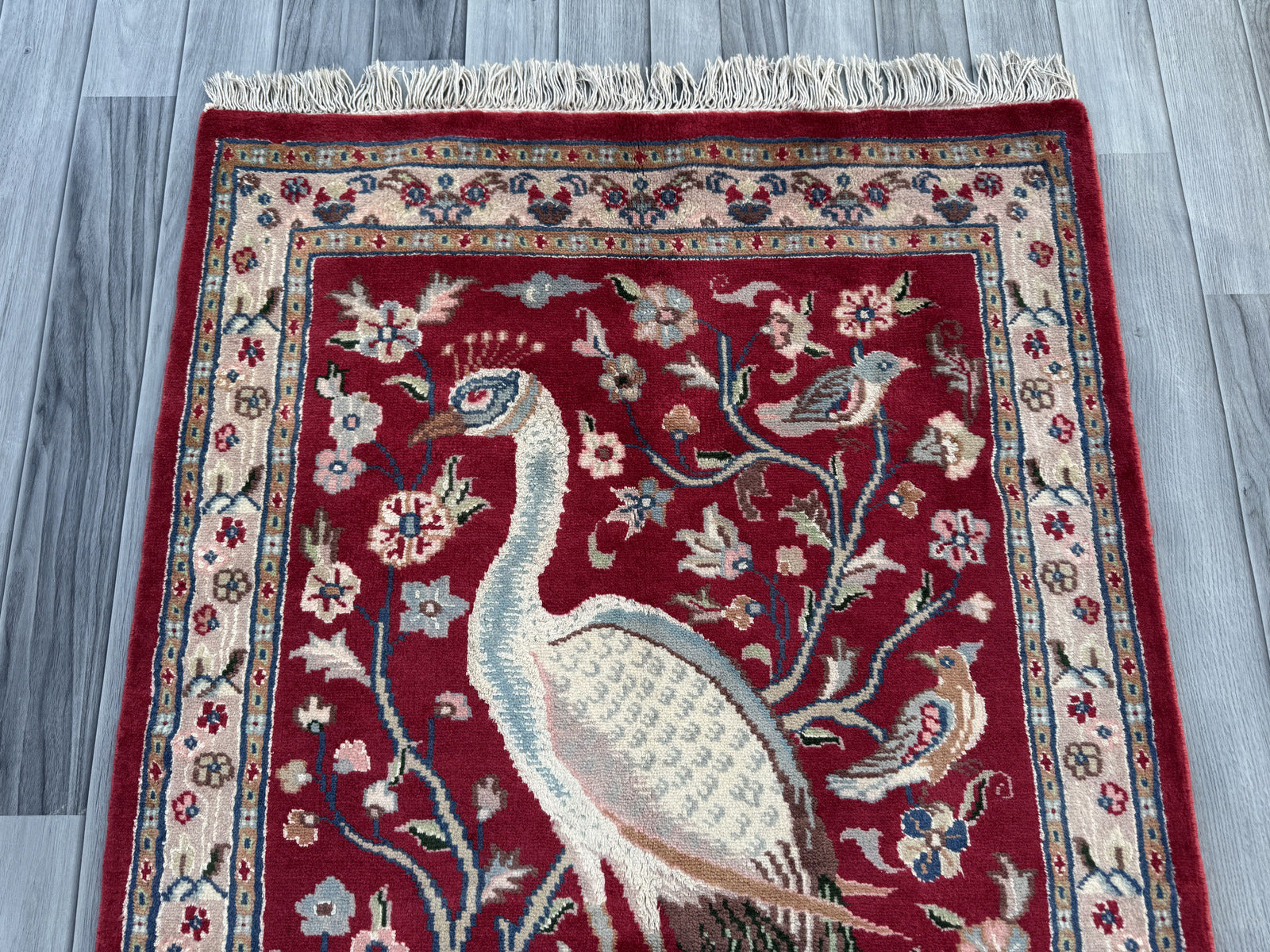 Handmade Traditional Afghan Pictorial  Rug  153 CM x 92 CM SK#1401