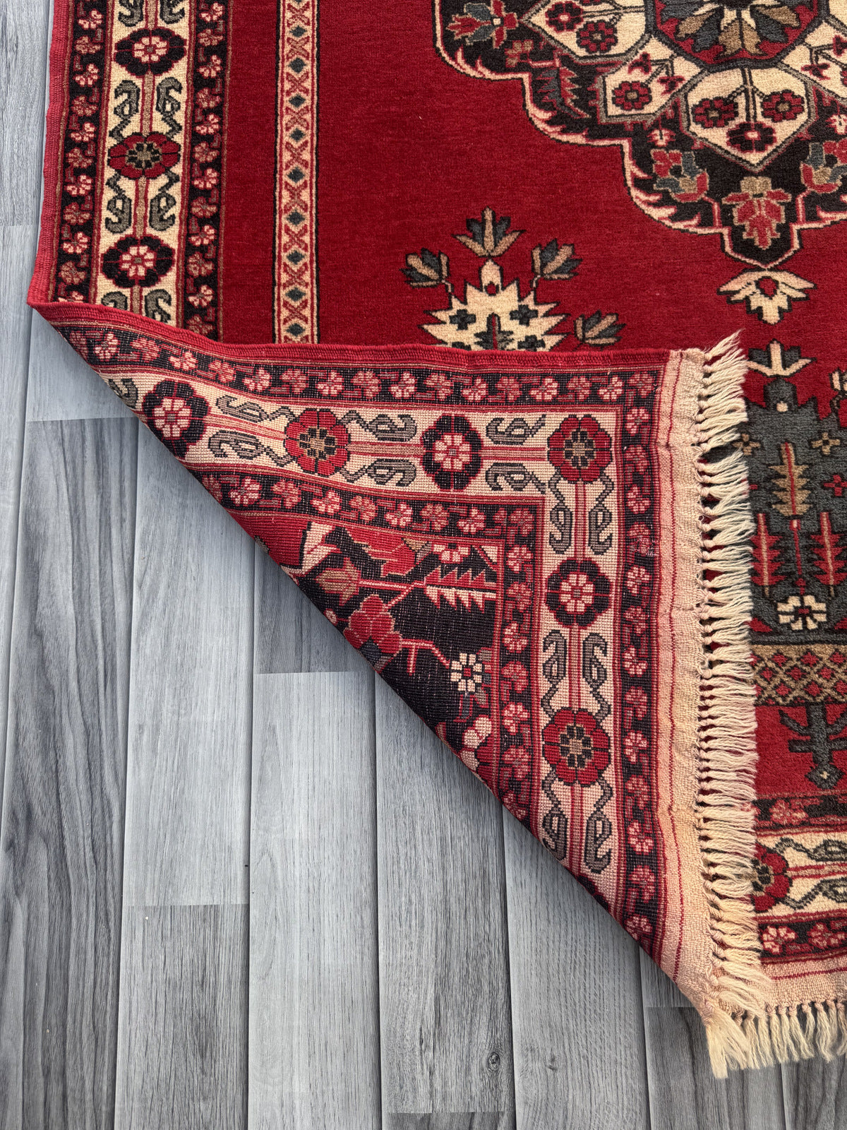 Handmade Afghan Traditional Wool Rug 188 CM x 127 CM SK#1395