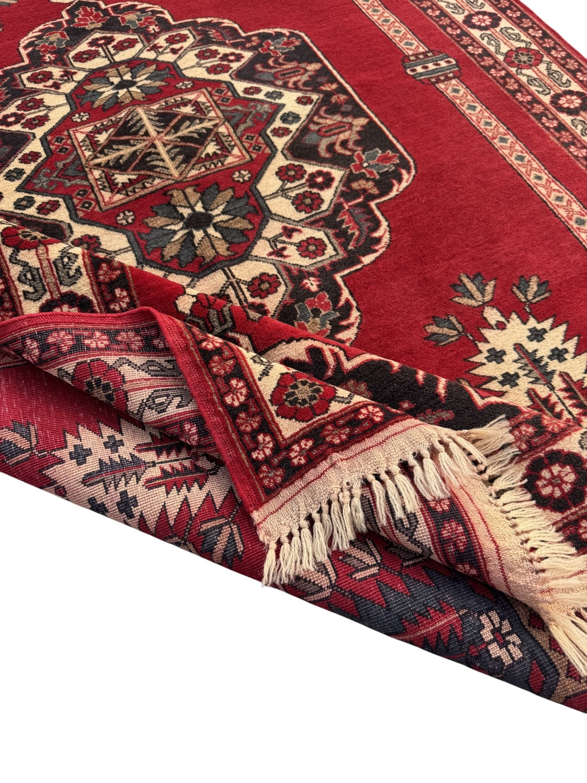 Handmade Afghan Traditional Wool Rug 188 CM x 127 CM SK#1395