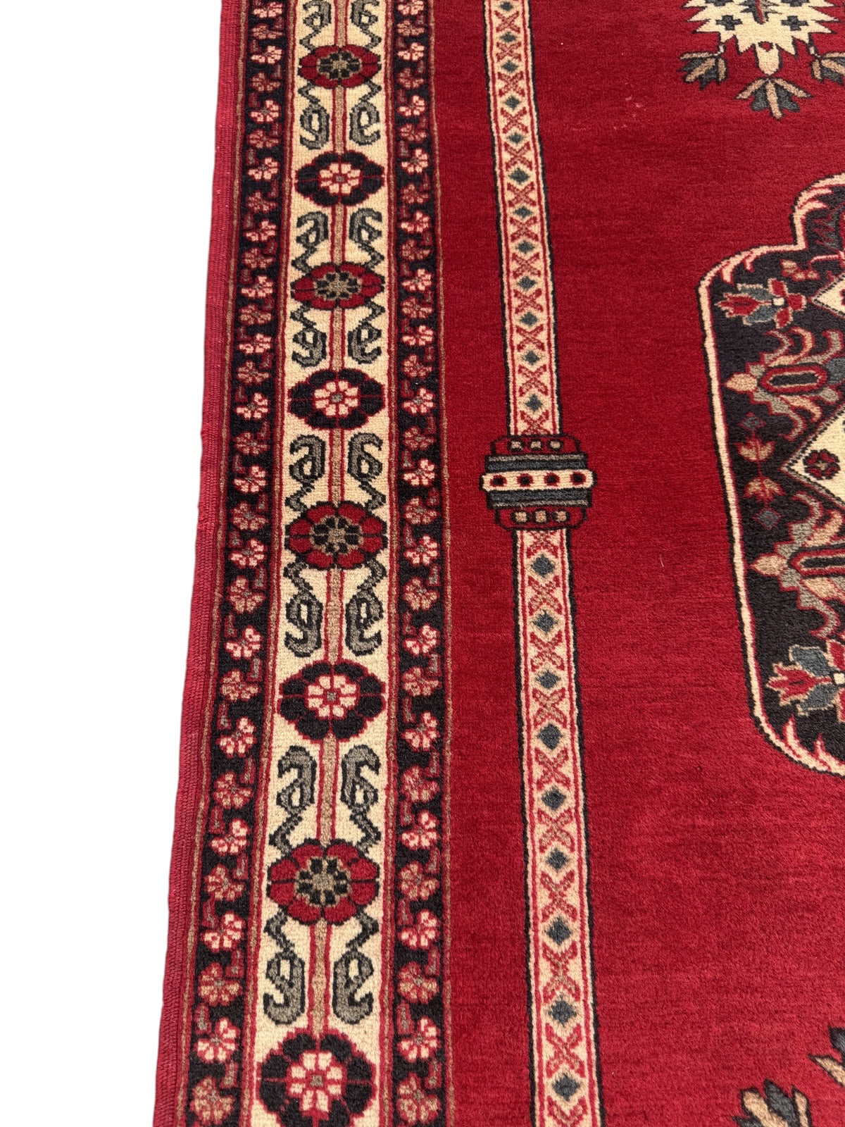 Handmade Afghan Traditional Wool Rug 188 CM x 127 CM SK#1395
