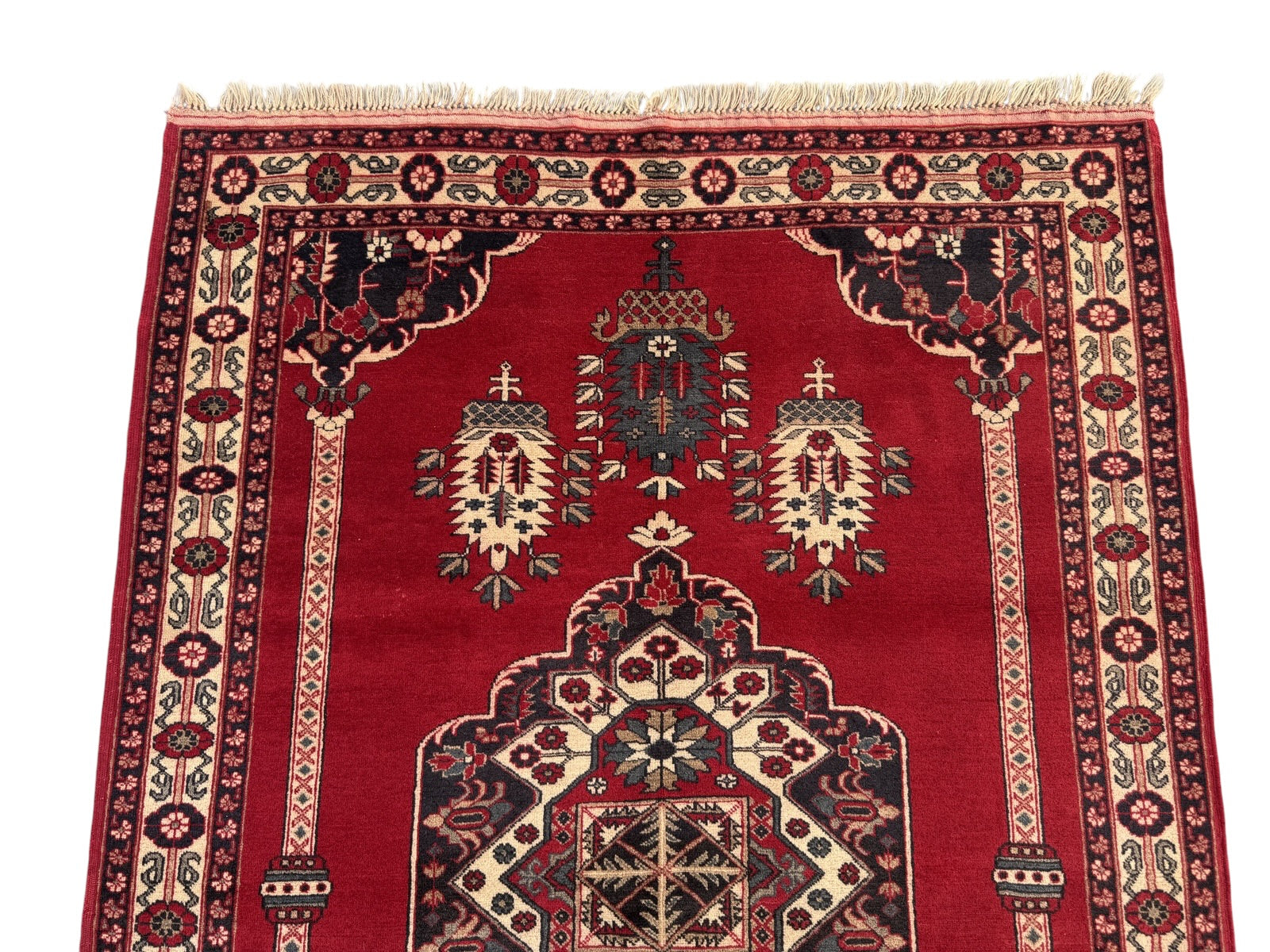 Handmade Afghan Traditional Wool Rug 188 CM x 127 CM SK#1395