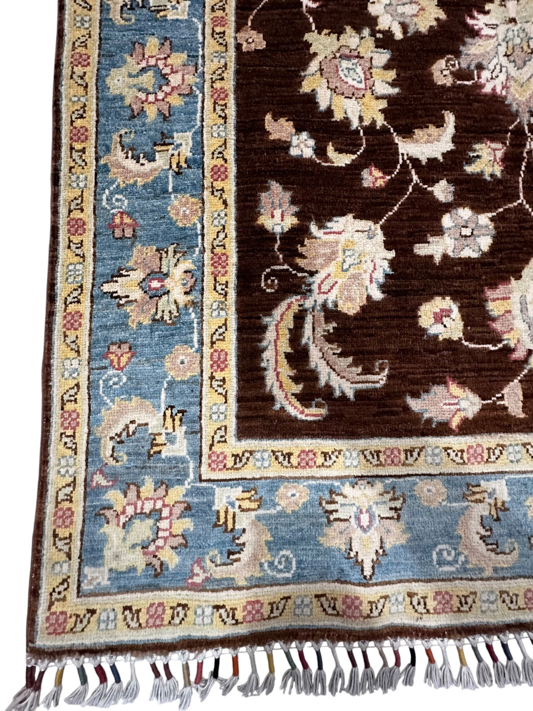 Hand-Knotted Chobi Wool Rug 195 CM  x 122 CM SK#2020