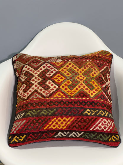 Kuchi Design Kilim Cushion Cover | 45 CM x 45 CM AF#66