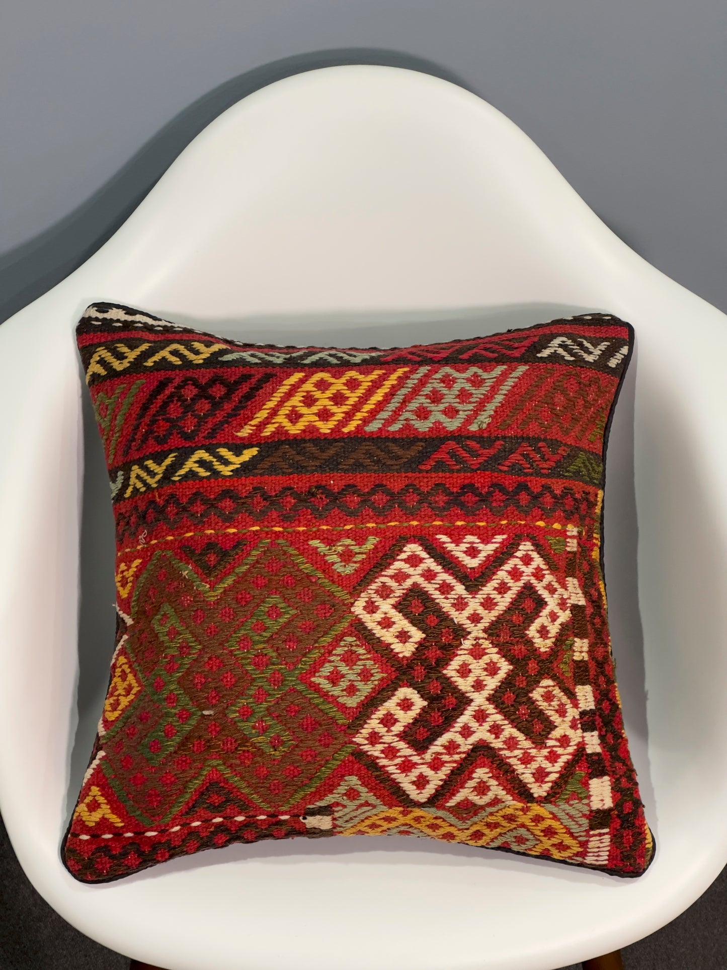 Kuchi Design Kilim Cushion Cover | 45 CM x 45 CM AF#70