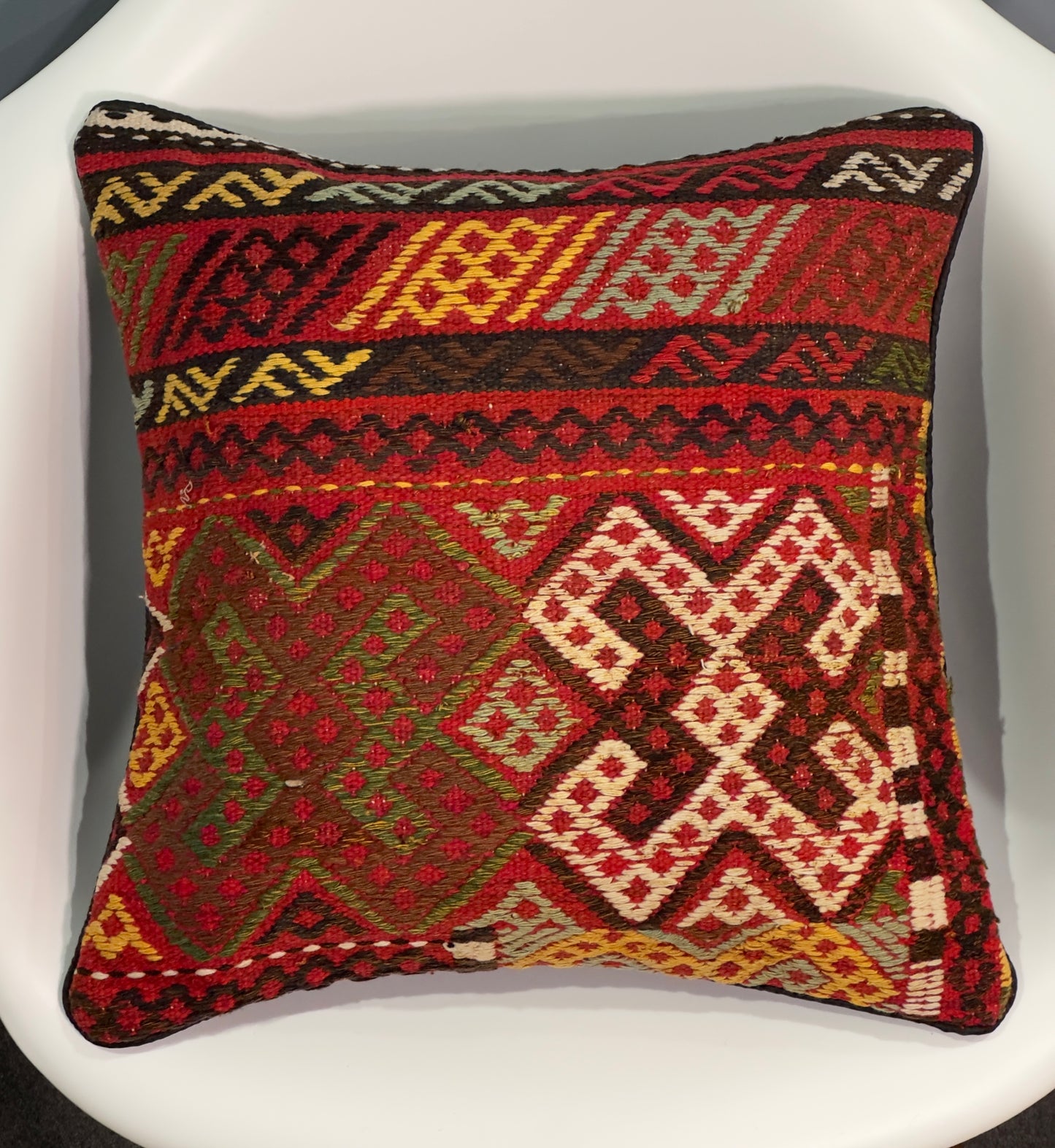 Kuchi Design Kilim Cushion Cover | 45 CM x 45 CM AF#70