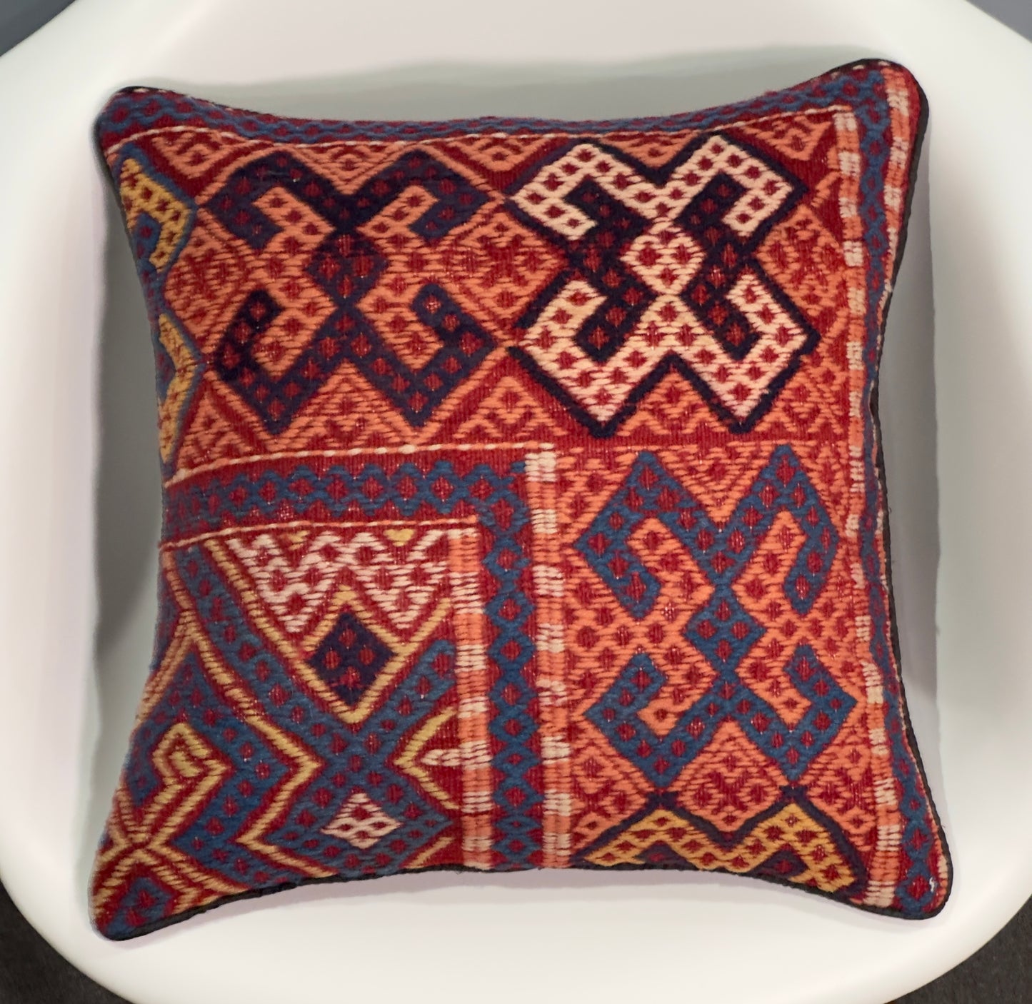 Kuchi Design Kilim Cushion Cover | 45 CM x 45 CM AF#72