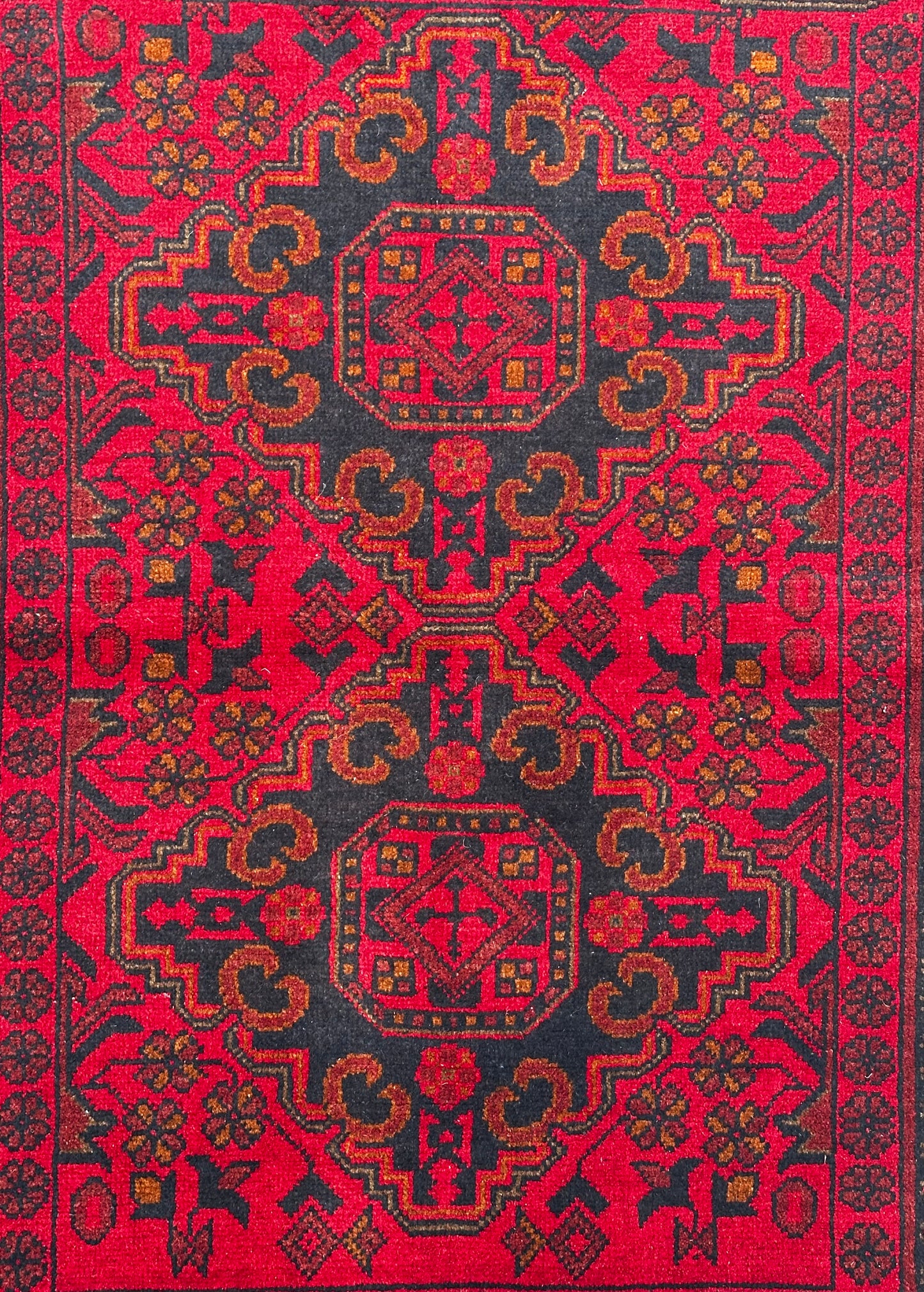Hand Woven Afghan Traditional Khal Rug | 122 CM x 75 CM KSA#5036