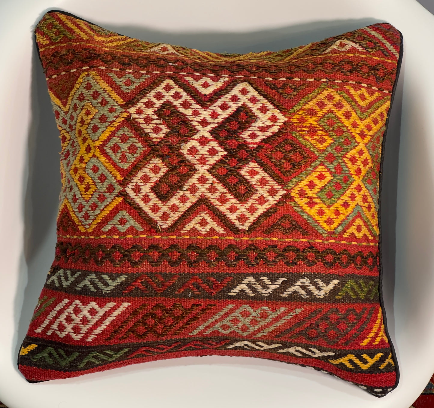 Kuchi Design Kilim Cushion Cover | 45 CM x 45 CM AF#76