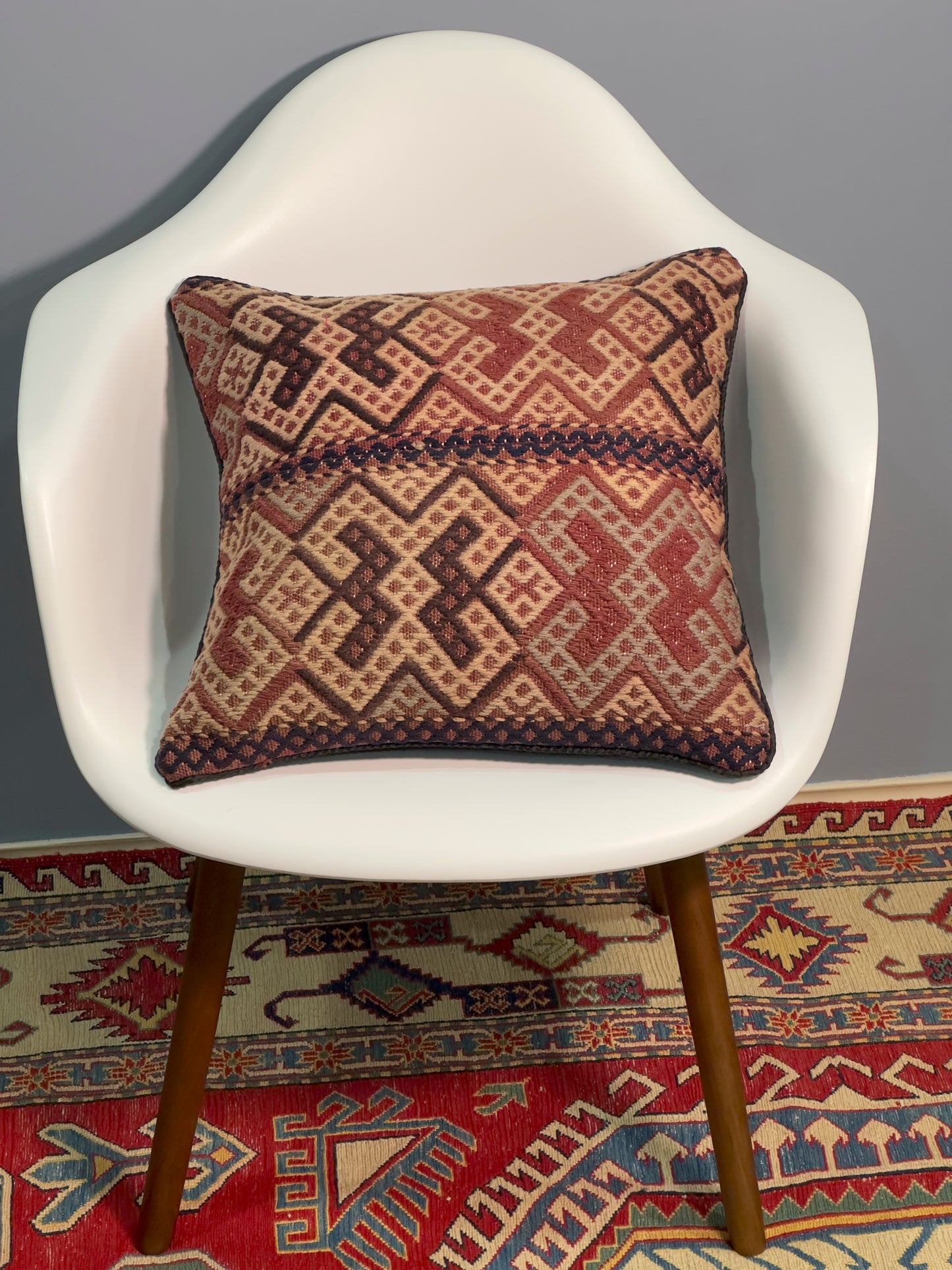 Kuchi Design Kilim Cushion Cover | 45 CM x 45 CM AF#77
