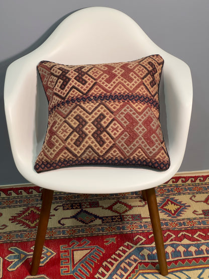Kuchi Design Kilim Cushion Cover | 45 CM x 45 CM AF#77