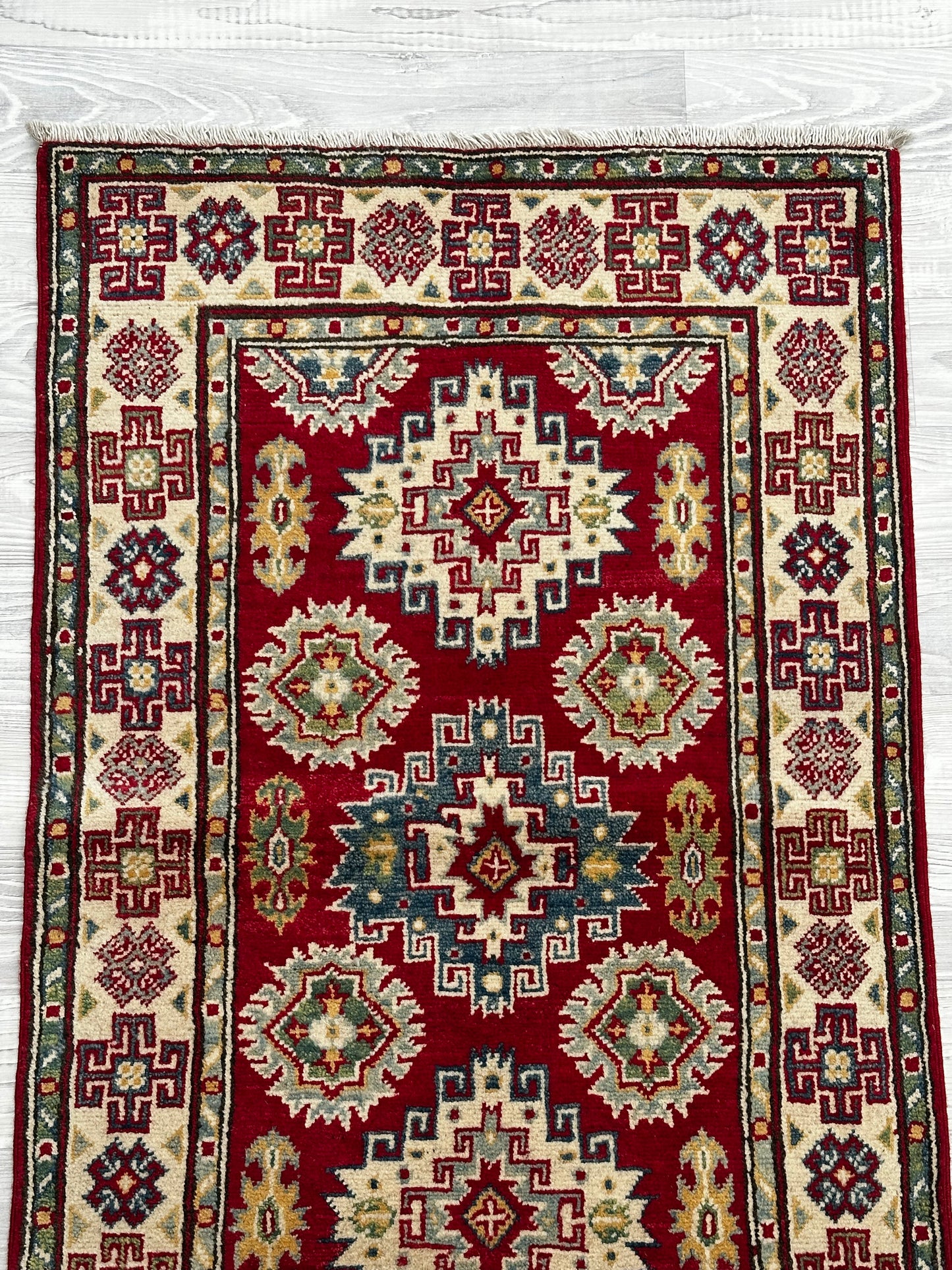 Handmade Red Kazak Rug 130 CM x 80CM KAS#5037