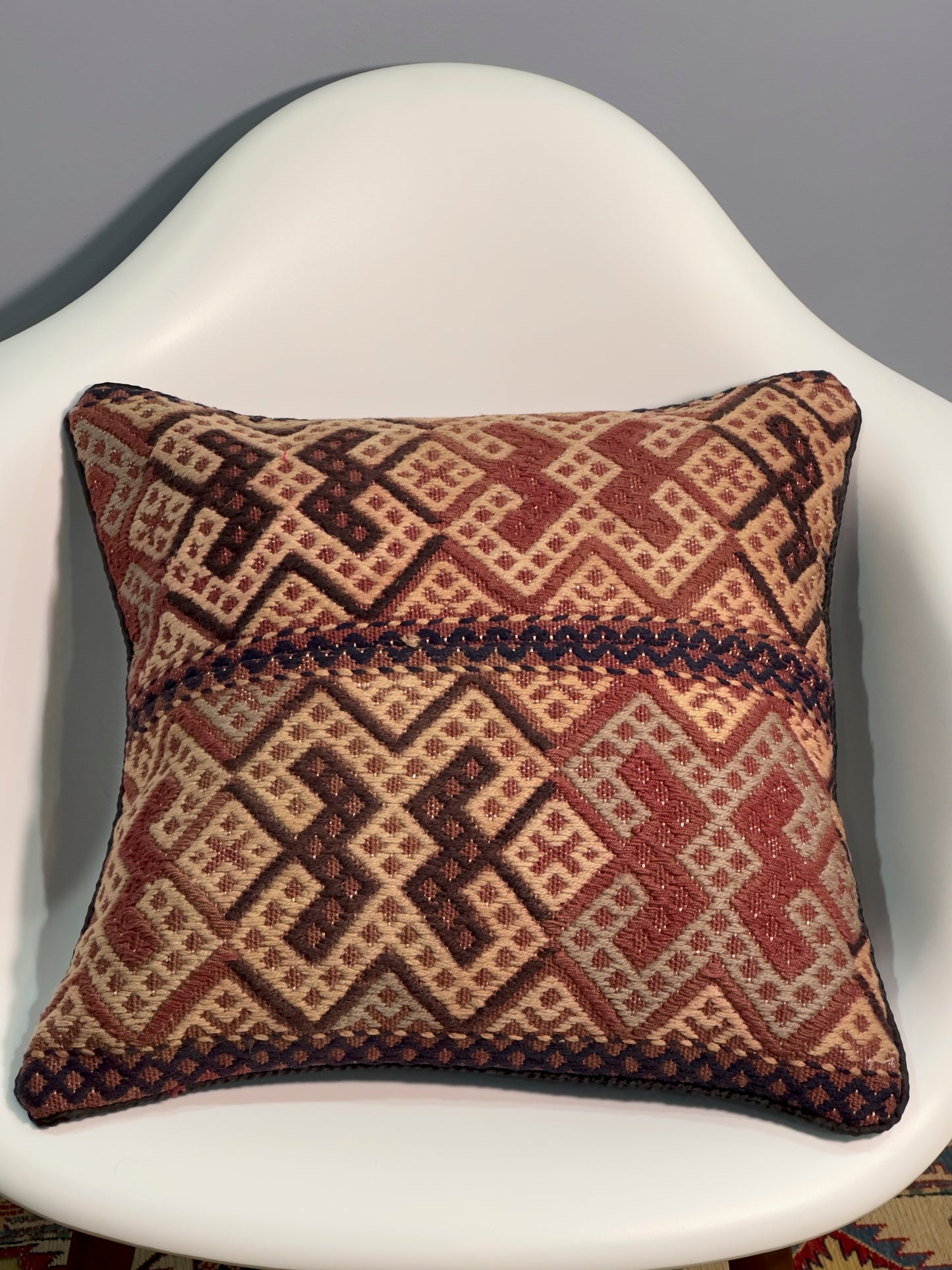 Kuchi Design Kilim Cushion Cover | 45 CM x 45 CM AF#77