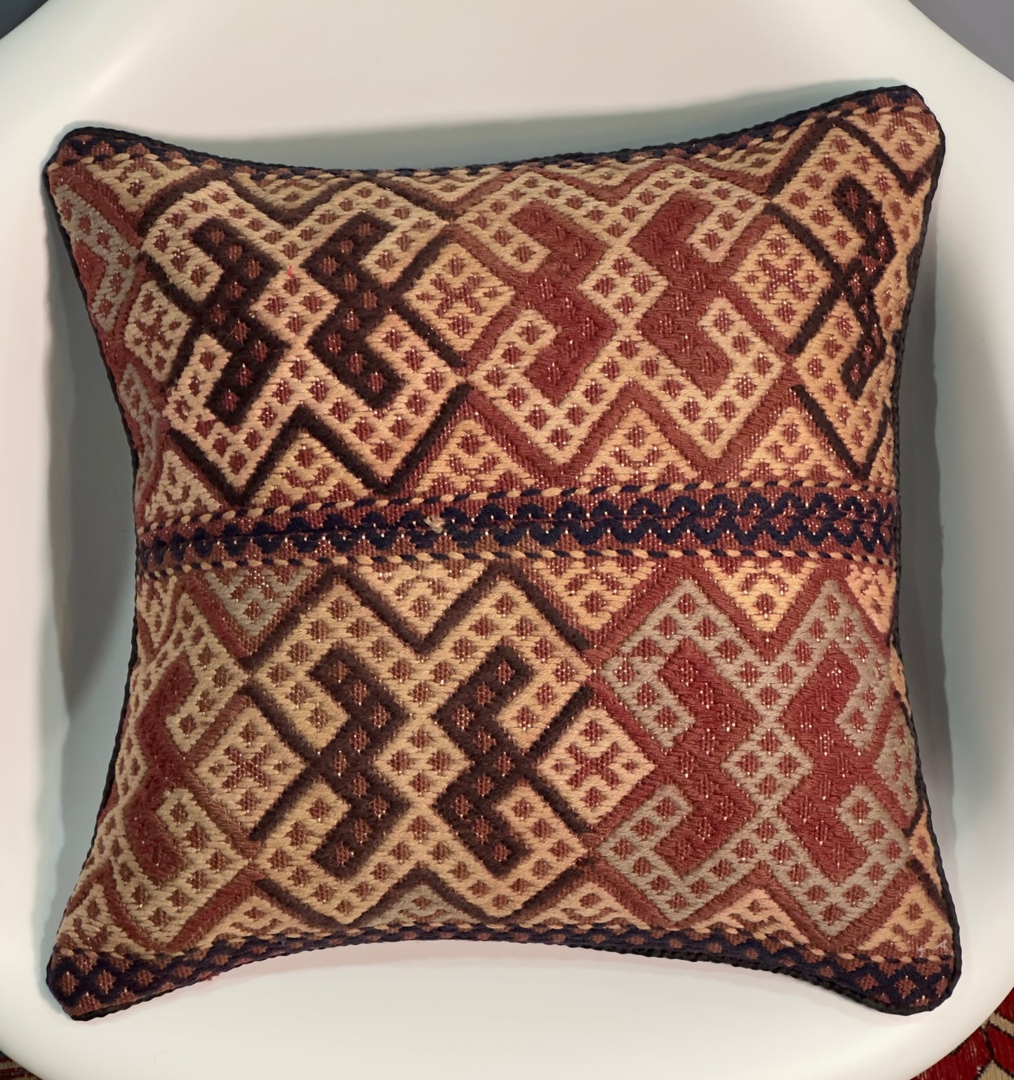 Kuchi Design Kilim Cushion Cover | 45 CM x 45 CM AF#77