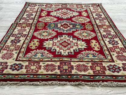 Handmade Red Kazak Rug 130 CM x 80CM KAS#5037