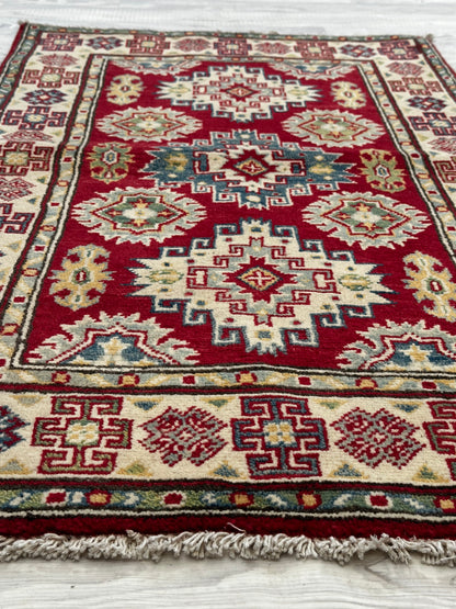 Handmade Red Kazak Rug 130 CM x 80CM KAS#5037