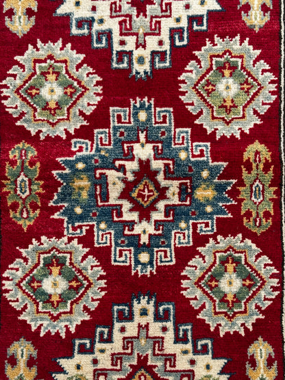 Handmade Red Kazak Rug 130 CM x 80CM KAS#5037