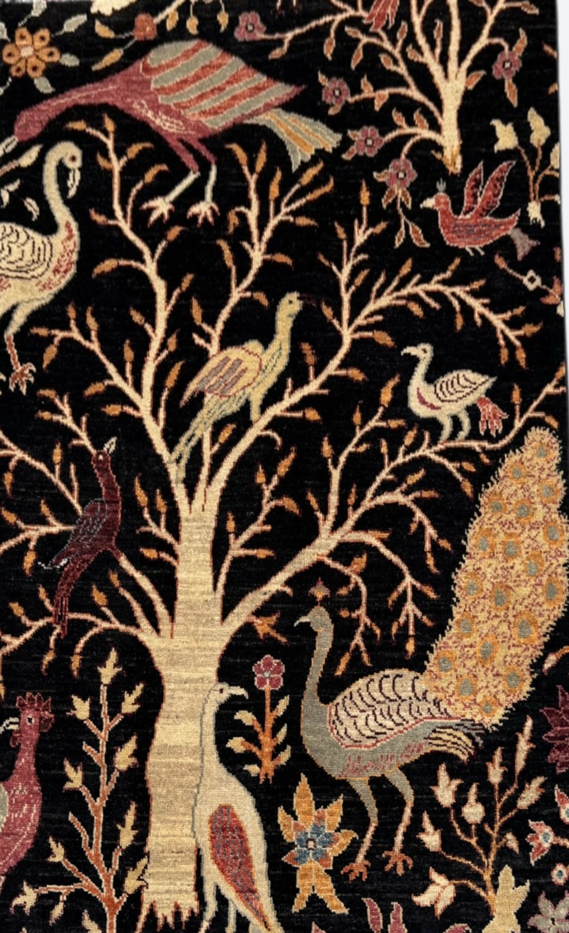 Handmade Chobi Pictorial Wool Rug 151 CM x 96 CM  SS#1404