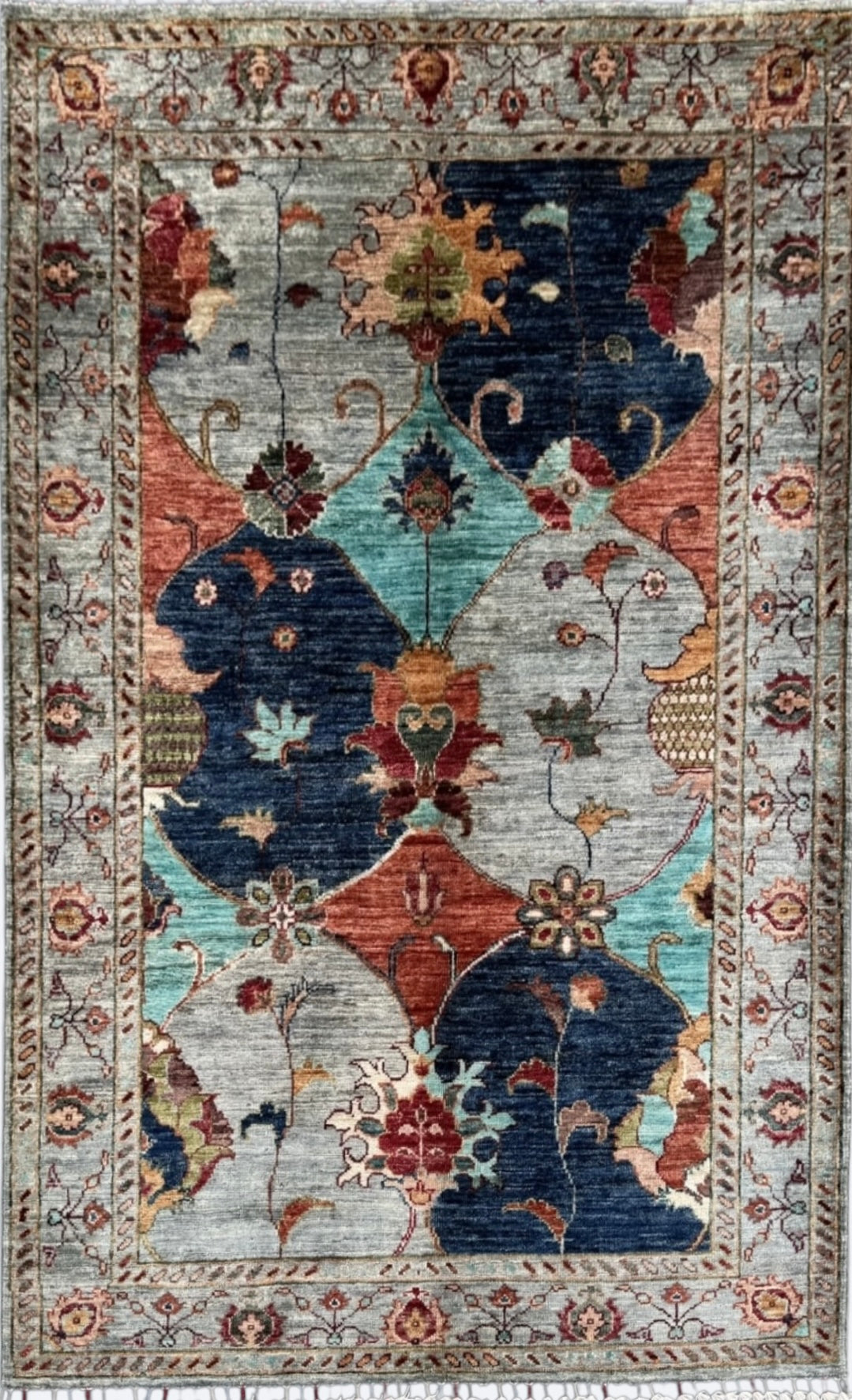 Handmade Chobi  Wool Rug 157 CM x 104 CM  SK#1403