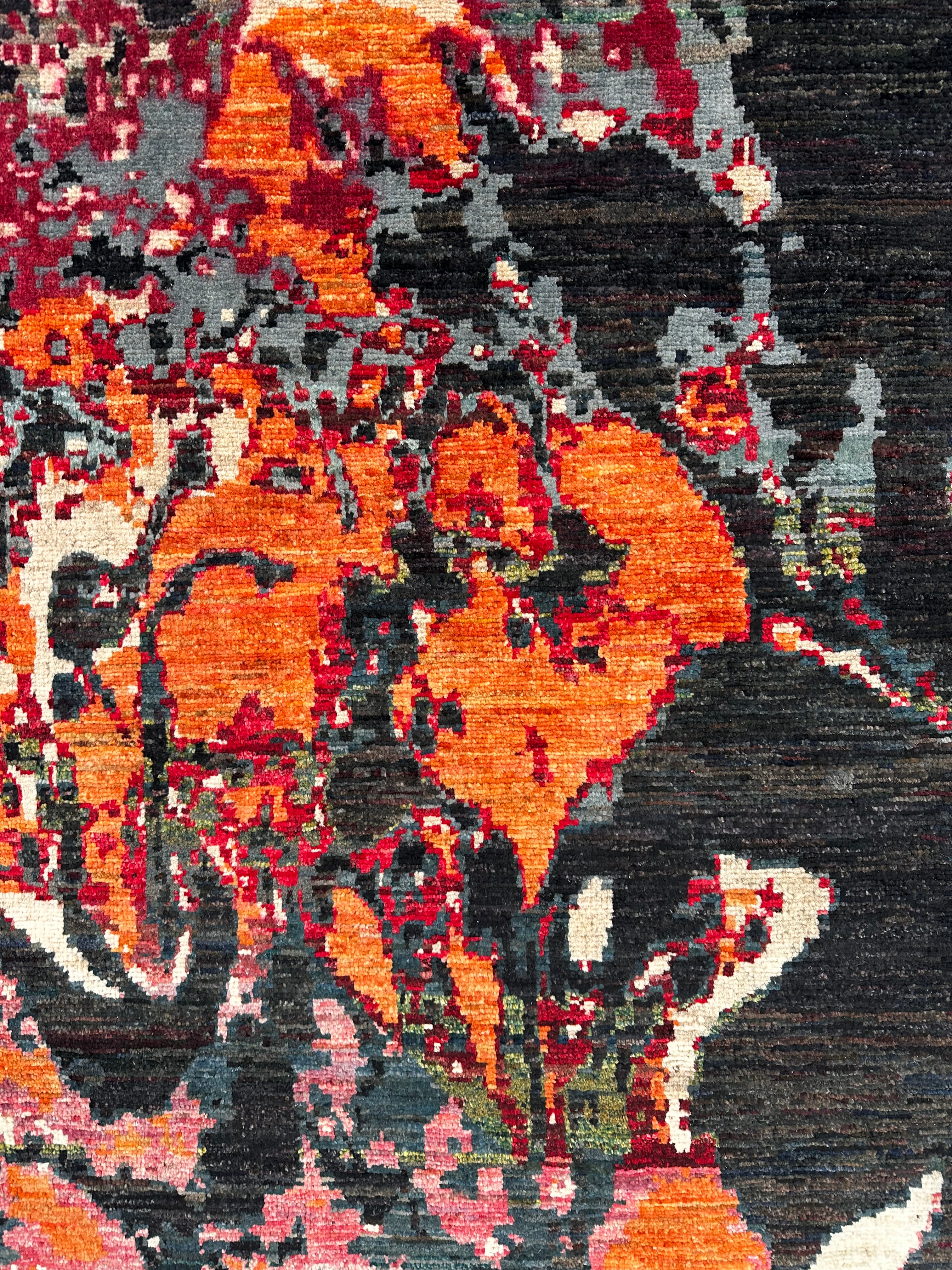 Handmade Ember Abstract Modern Wool Rug,  235 CM x 175 CM
