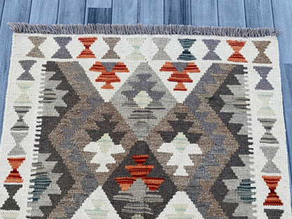 Handmade Afghan Chobi Kilim Rug 125 CM x 90 CM ( SS # 17 ).