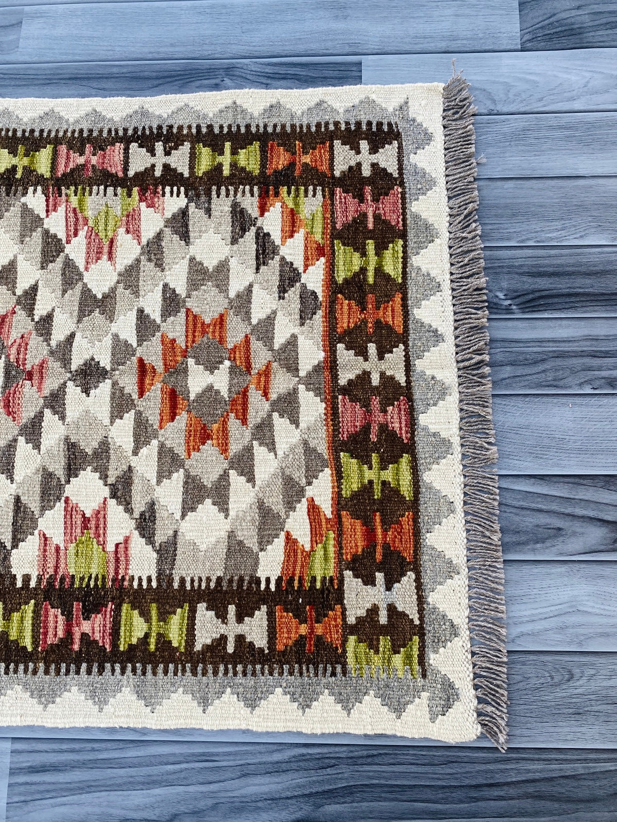 Handmade Afghan Chobi Kilim Rug 120 CM x 81 CM ( SS # 18 ).