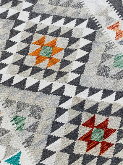 Handmade Afghan Chobi Kilim Rug 153 CM x 97 CM ( SS # 02 ).