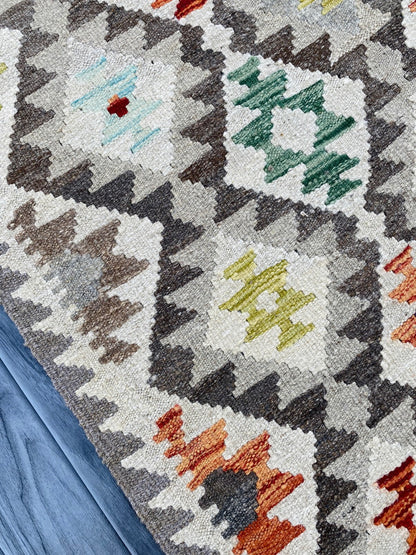 Handmade Afghan Chobi Kilim Rug 153 CM x 97 CM ( SS # 15 ).