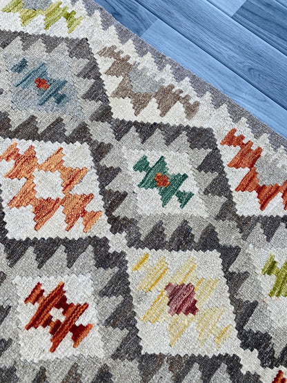 Handmade Afghan Chobi Kilim Rug 153 CM x 97 CM ( SS # 15 ).