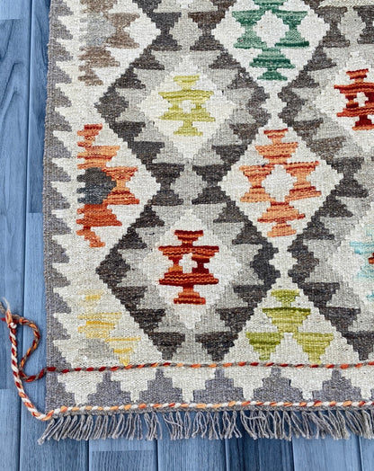 Handmade Afghan Chobi Kilim Rug 153 CM x 97 CM ( SS # 15 ).