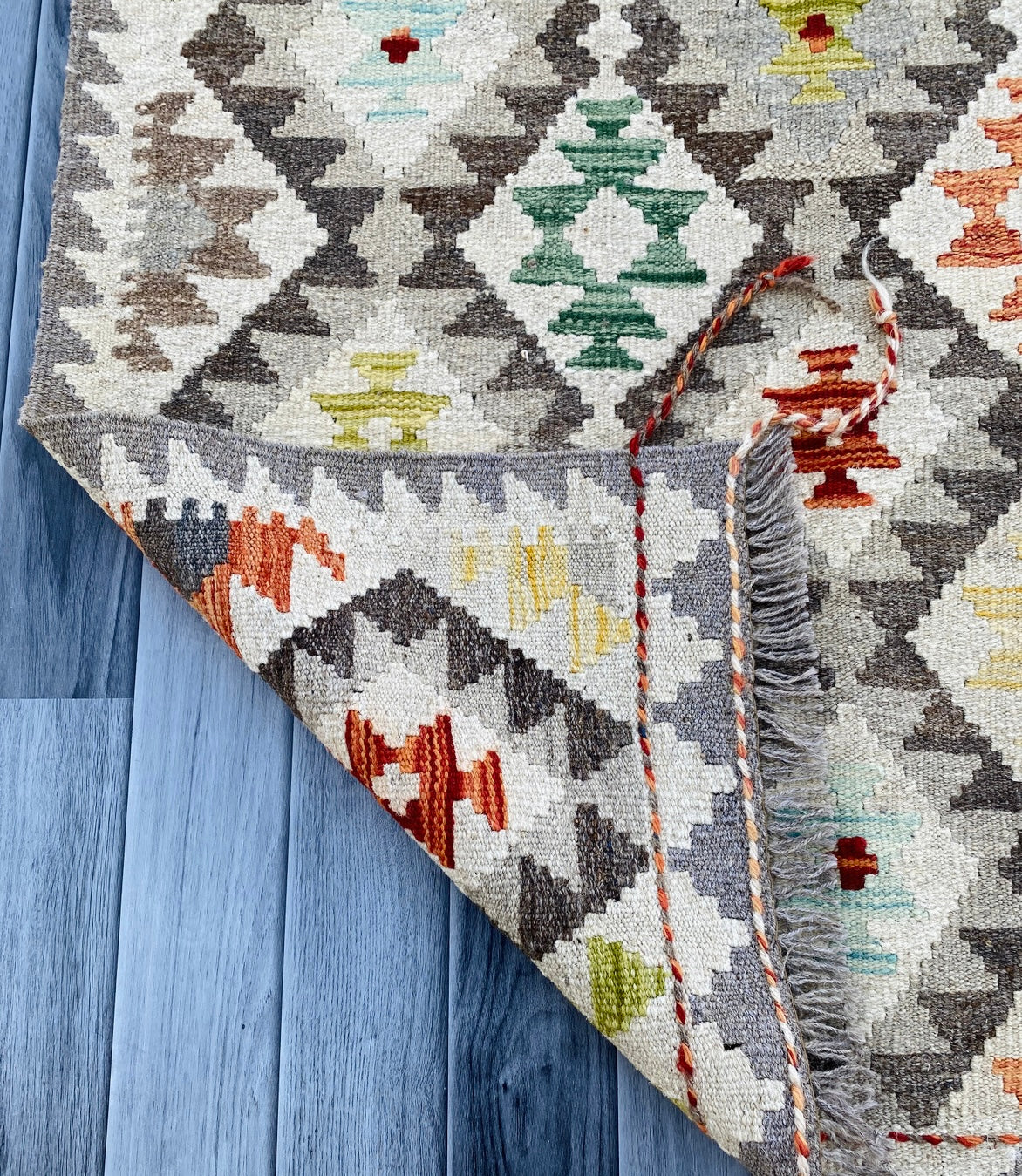 Handmade Afghan Chobi Kilim Rug 153 CM x 97 CM ( SS # 15 ).