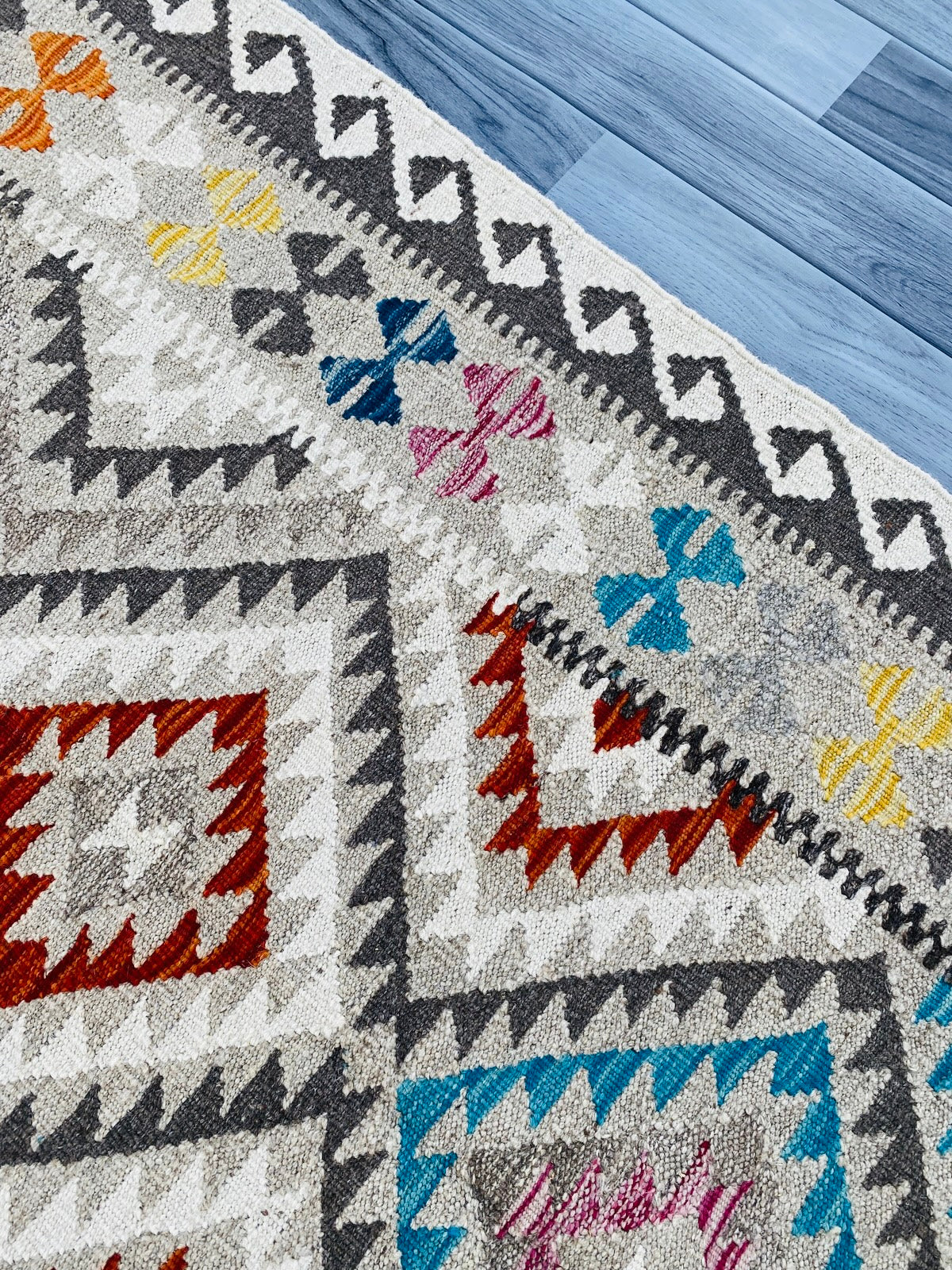 Handmade Afghan Chobi Kilim Rug 143 CM x 99 CM ( SS # 03 ).