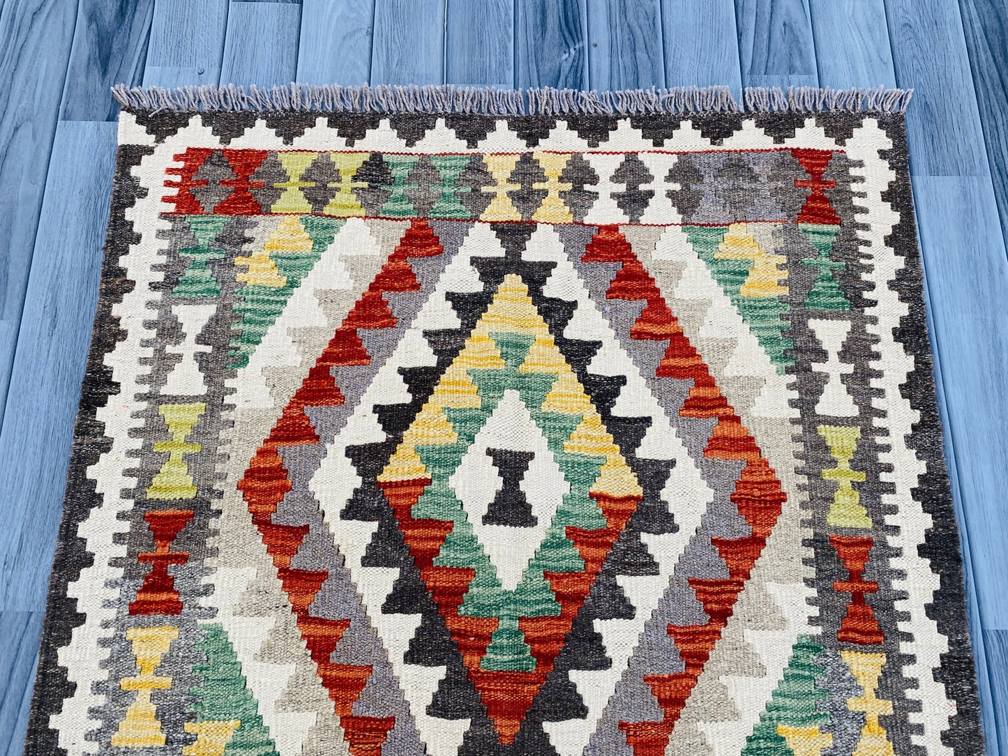 Handmade Afghan Chobi Kilim Rug 156 CM x 98 CM ( SS # 04 ).