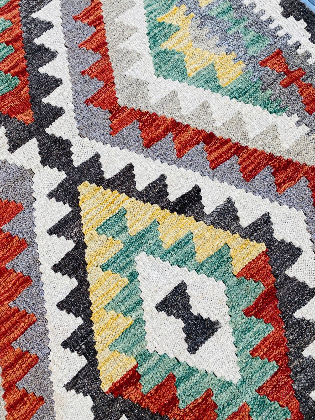 Handmade Afghan Chobi Kilim Rug 156 CM x 98 CM ( SS # 04 ).