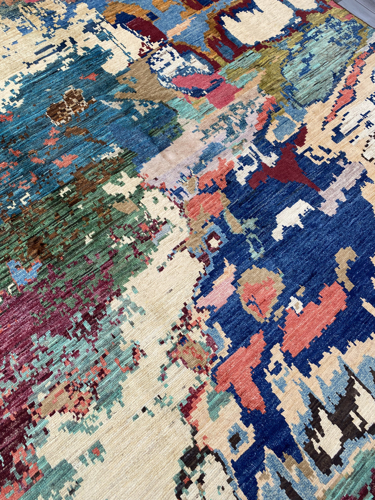 Hand Knotted Modern Wool Rug | 293 CM x 194 CM SK#300