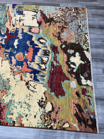 Hand Knotted Modern Wool Rug | 293 CM x 194 CM SK#300