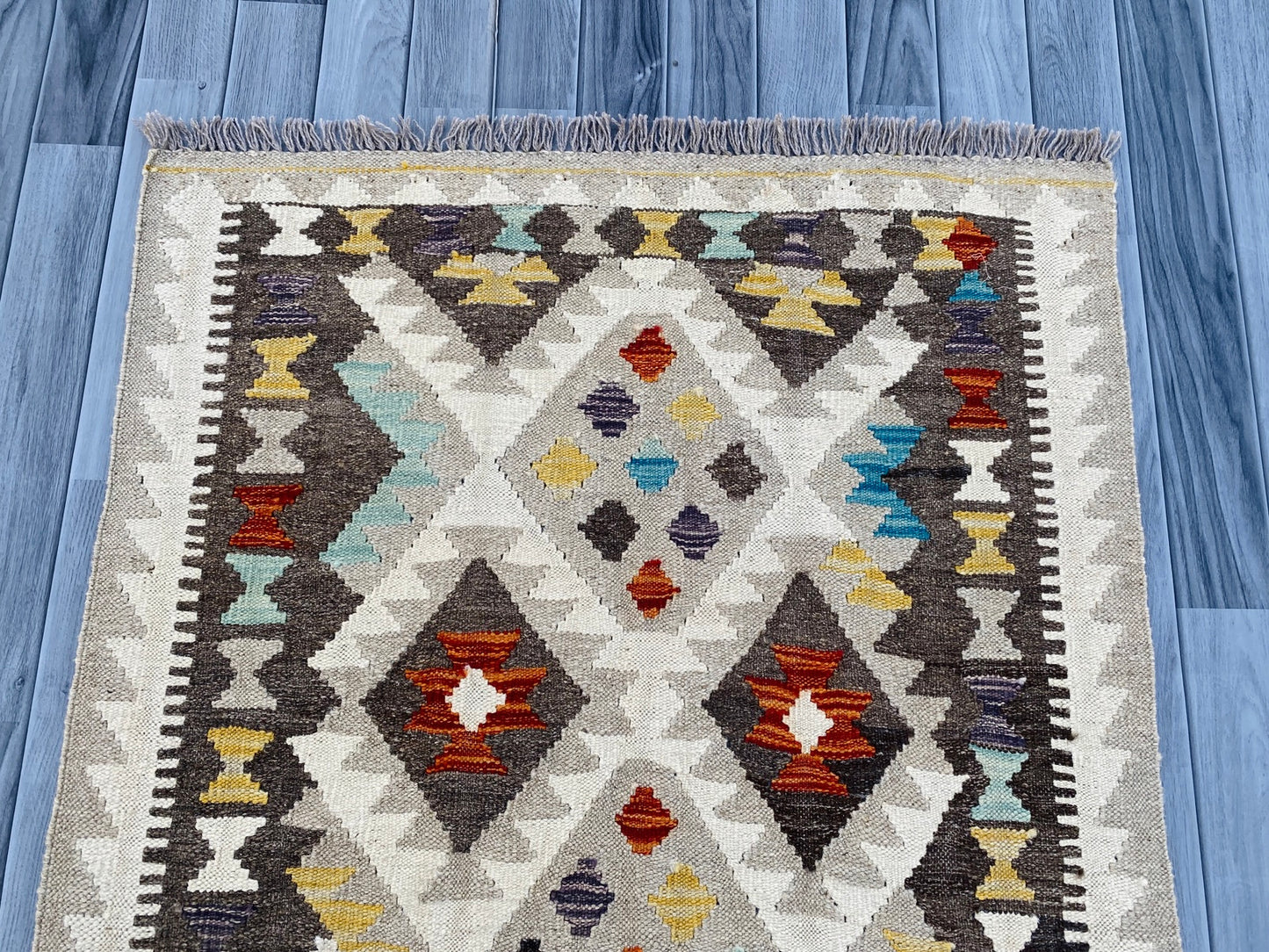 Handmade Afghan Chobi Kilim Rug 166 CM x 101 CM ( SS # 12 ).