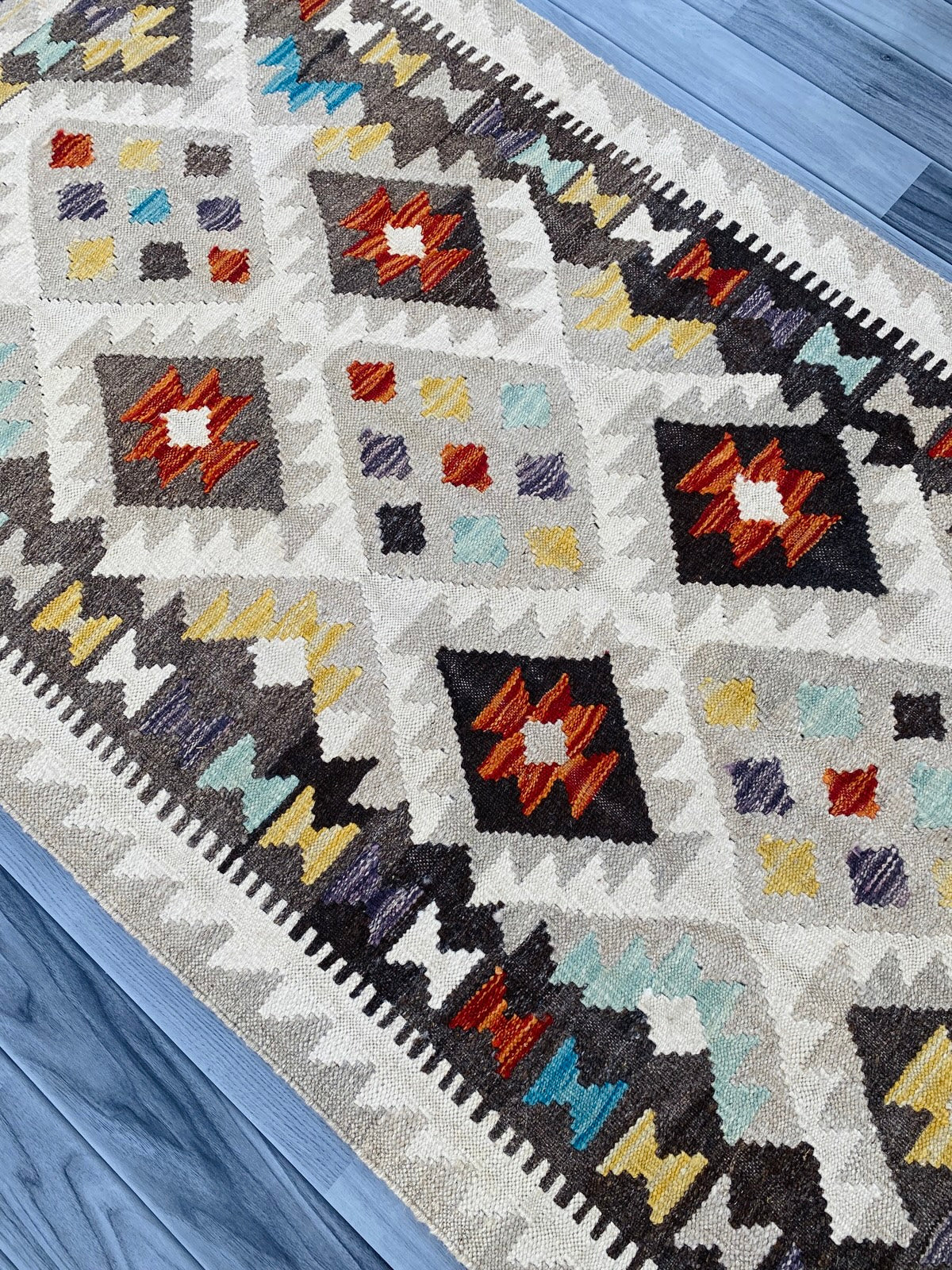 Handmade Afghan Chobi Kilim Rug 166 CM x 101 CM ( SS # 12 ).