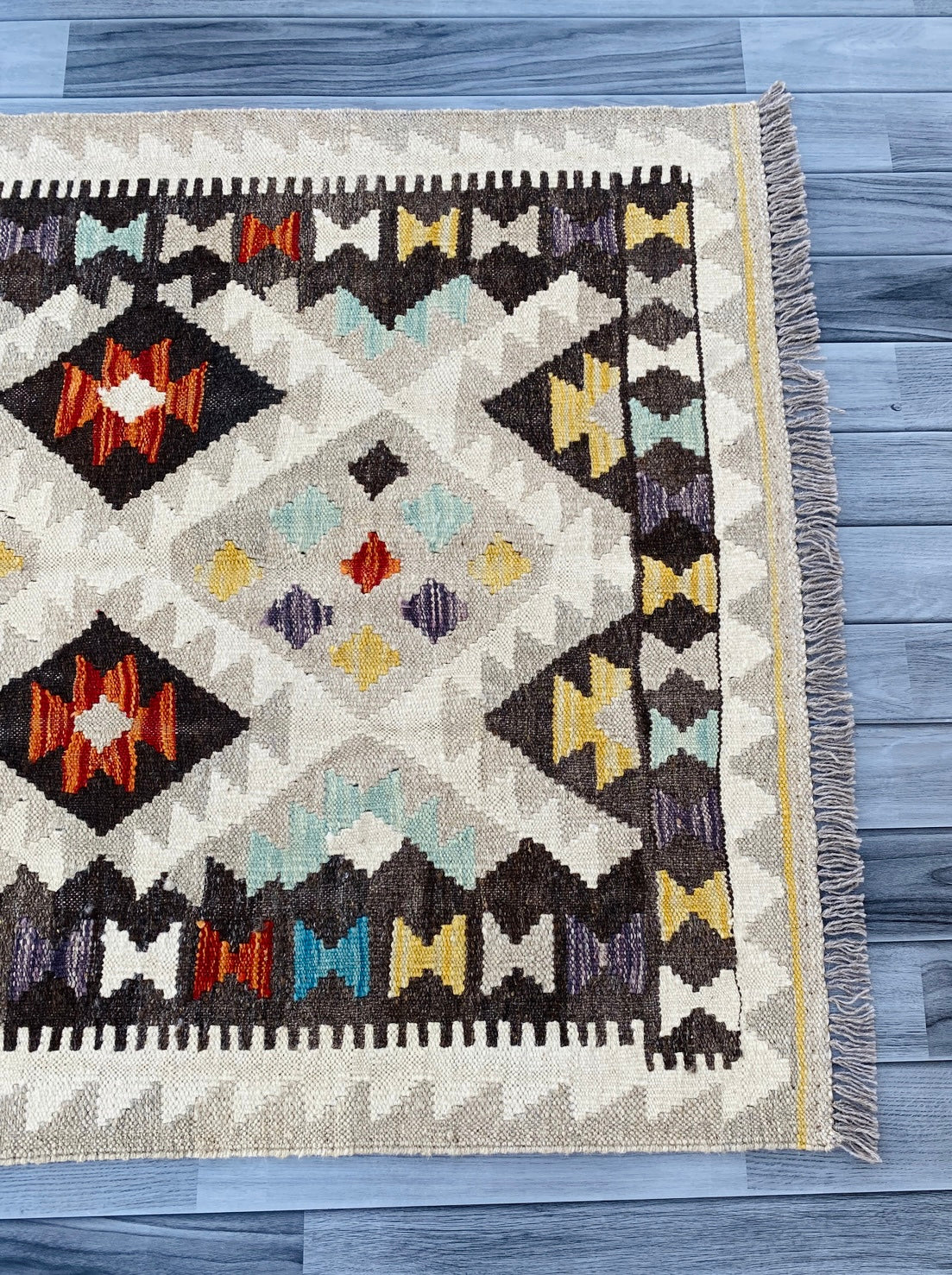 Handmade Afghan Chobi Kilim Rug 166 CM x 101 CM ( SS # 12 ).