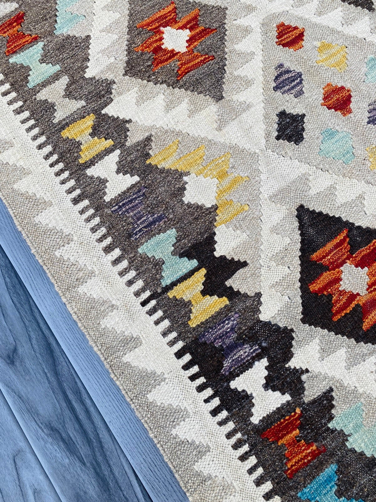 Handmade Afghan Chobi Kilim Rug 166 CM x 101 CM ( SS # 12 ).